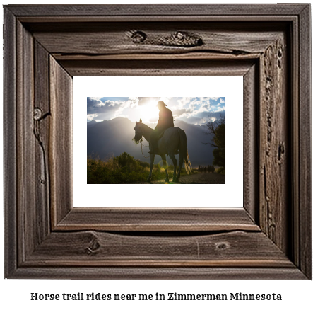 horse trail rides near me in Zimmerman, Minnesota